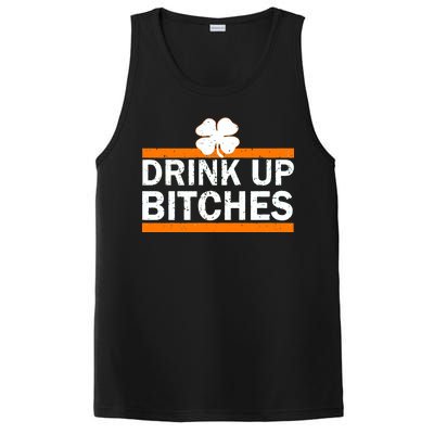 Drink Up Bitches Irish Clover PosiCharge Competitor Tank