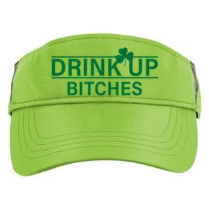 Drink Up Bitches Simple Logo Adult Drive Performance Visor