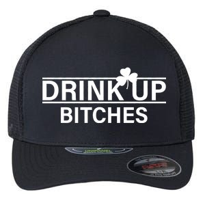 Drink Up Bitches Simple Logo Flexfit Unipanel Trucker Cap