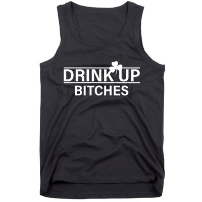 Drink Up Bitches Simple Logo Tank Top