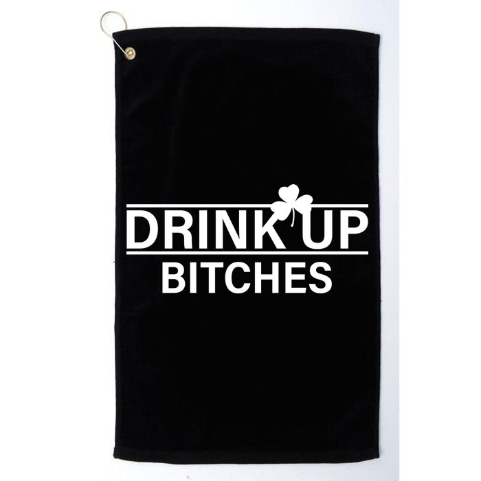 Drink Up Bitches Simple Logo Golf Towel