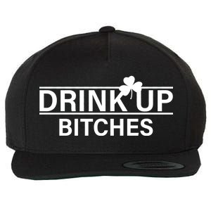 Drink Up Bitches Simple Logo Wool Snapback Cap