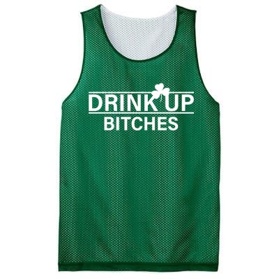 Drink Up Bitches Simple Logo Mesh Reversible Basketball Jersey Tank