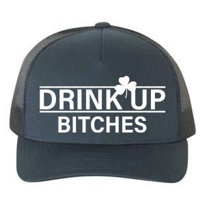 Drink Up Bitches Simple Logo Yupoong Adult 5-Panel Trucker Hat