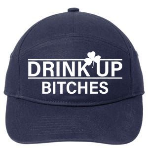 Drink Up Bitches Simple Logo 7-Panel Snapback Hat