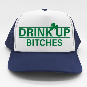 Drink Up Bitches Simple Logo Trucker Hat