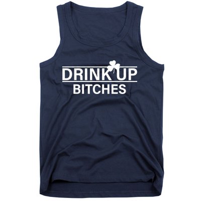 Drink Up Bitches Simple Logo Tank Top