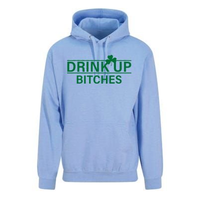 Drink Up Bitches Simple Logo Unisex Surf Hoodie