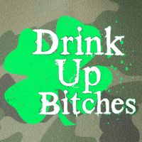Drink Up Bitches St Patrick's Day Clover Legacy Tie Dye Trucker Hat