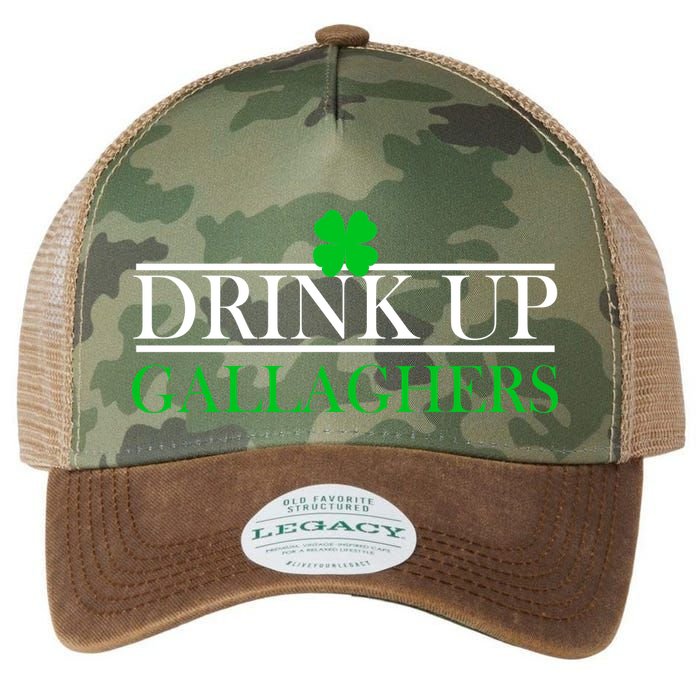 Drink Up Gallaghers Funny St. Patrick's Day Legacy Tie Dye Trucker Hat