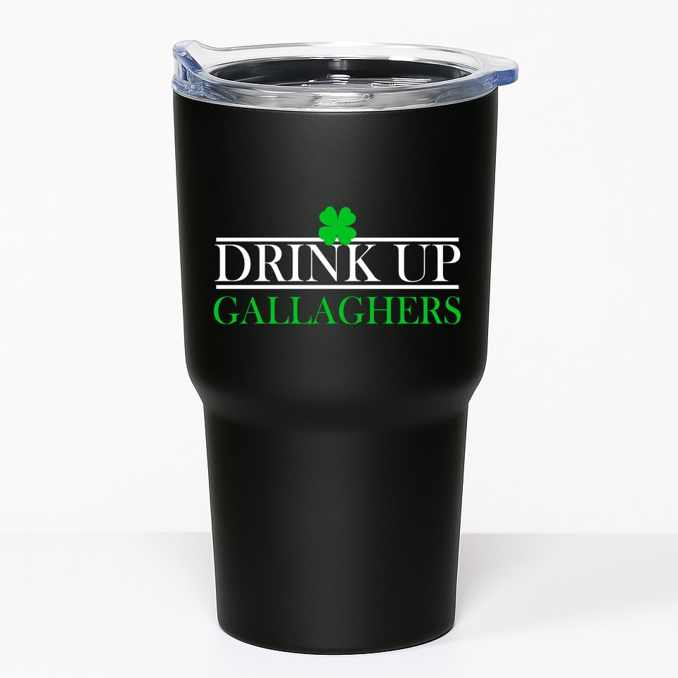 Drink Up Gallaghers Funny St. Patrick's Day Tumbler