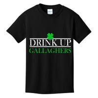 Drink Up Gallaghers Funny St. Patrick's Day Kids T-Shirt