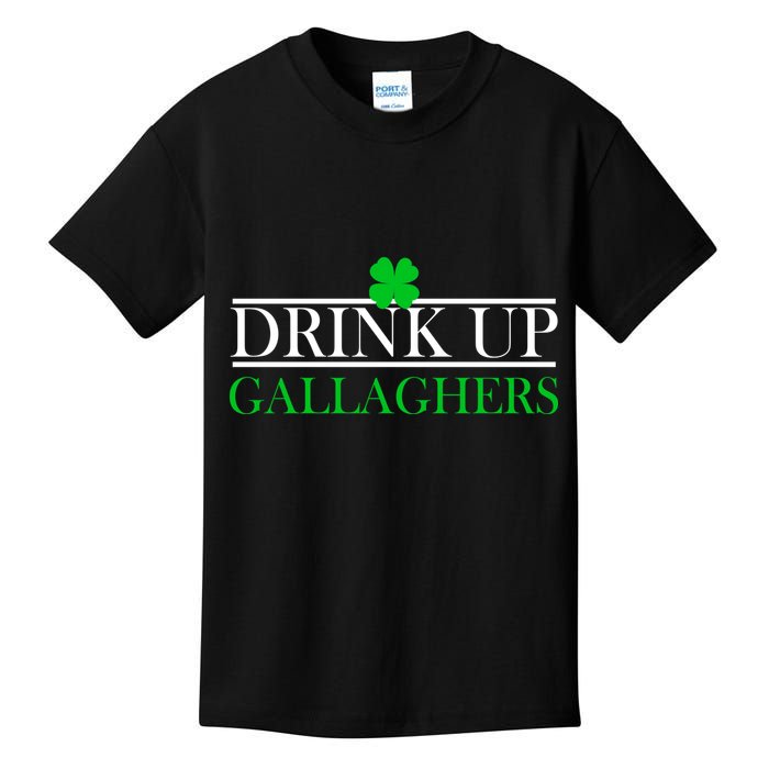Drink Up Gallaghers Funny St. Patrick's Day Kids T-Shirt