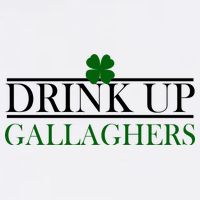 Drink Up Gallaghers Funny St. Patrick's Day Garment-Dyed Sweatshirt