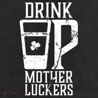 Drink Up Mother Luckers 11oz C Handle Ceramic Mug