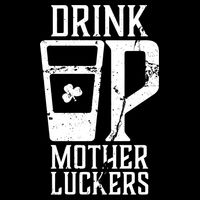 Drink Up Mother Luckers Cropped Pullover Crew