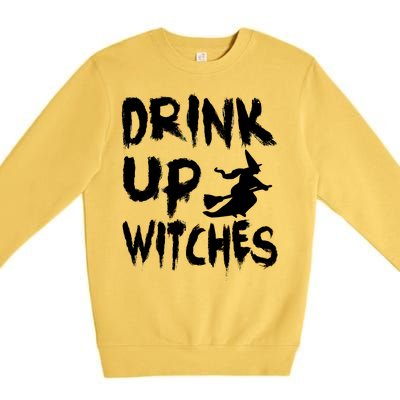 Drink Up Witches Premium Crewneck Sweatshirt