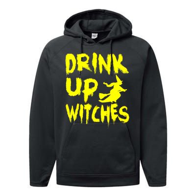 Drink Up Witches Performance Fleece Hoodie