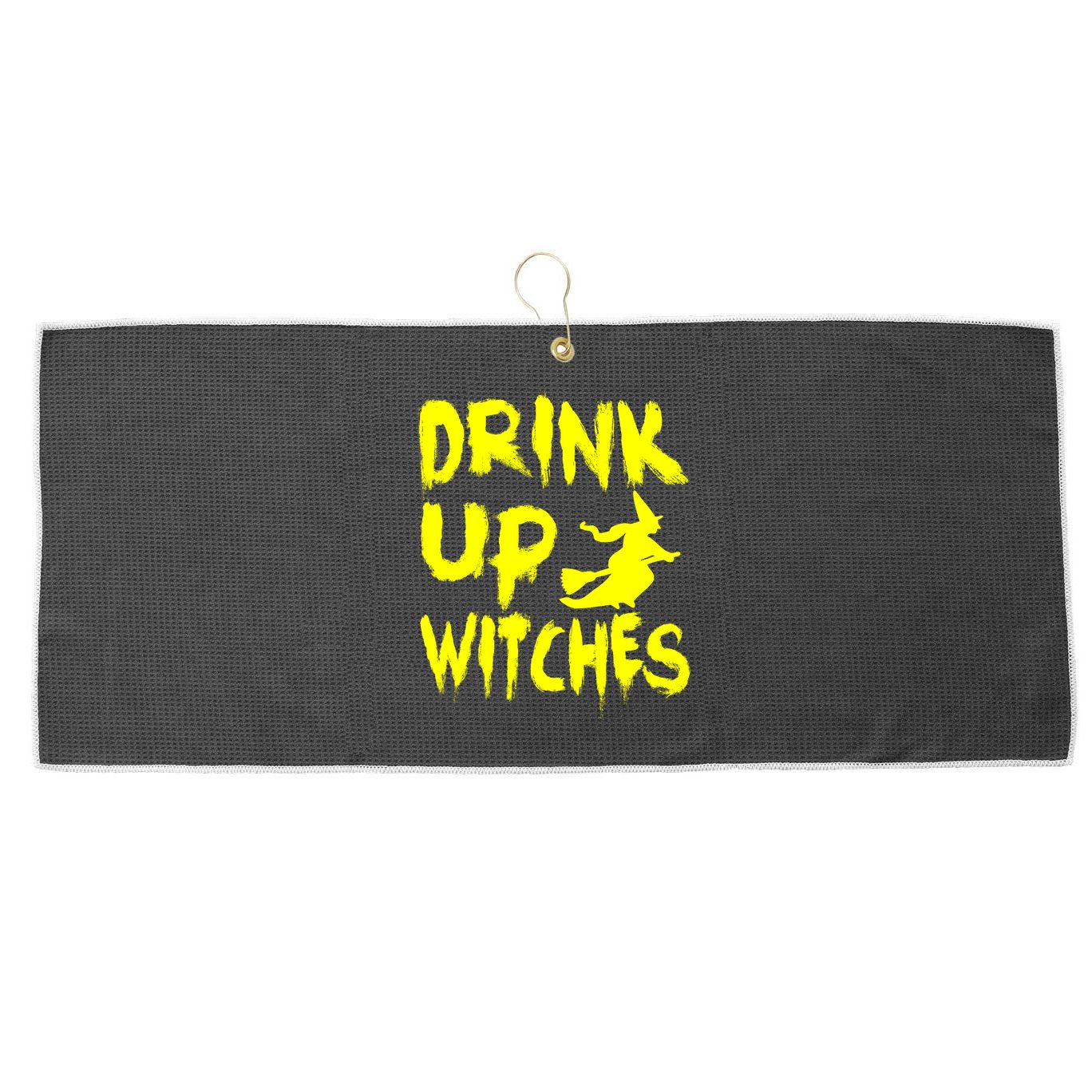 Drink Up Witches Large Microfiber Waffle Golf Towel