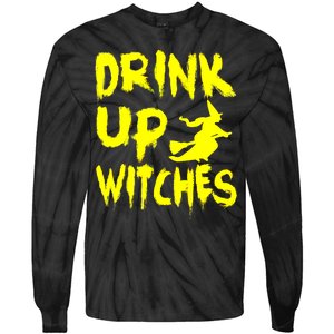 Drink Up Witches Tie-Dye Long Sleeve Shirt