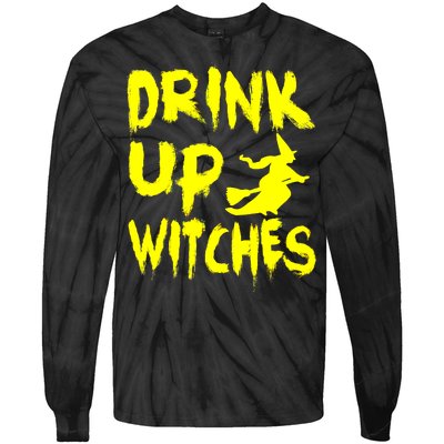 Drink Up Witches Tie-Dye Long Sleeve Shirt