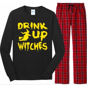 Drink Up Witches Funny Halloween Long Sleeve Pajama Set