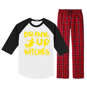 Drink Up Witches Funny Halloween Raglan Sleeve Pajama Set