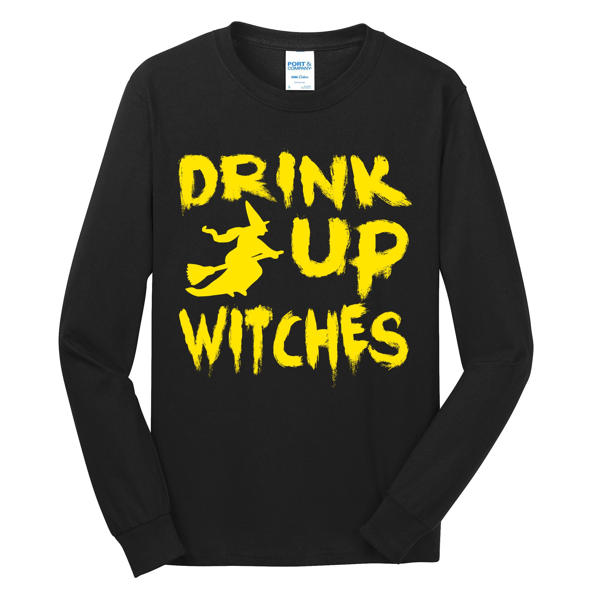 Drink Up Witches Funny Halloween Tall Long Sleeve T-Shirt