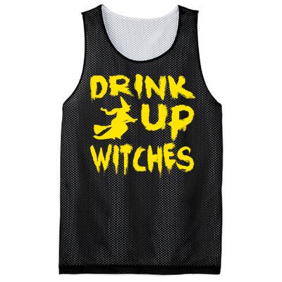 Drink Up Witches Funny Halloween Mesh Reversible Basketball Jersey Tank