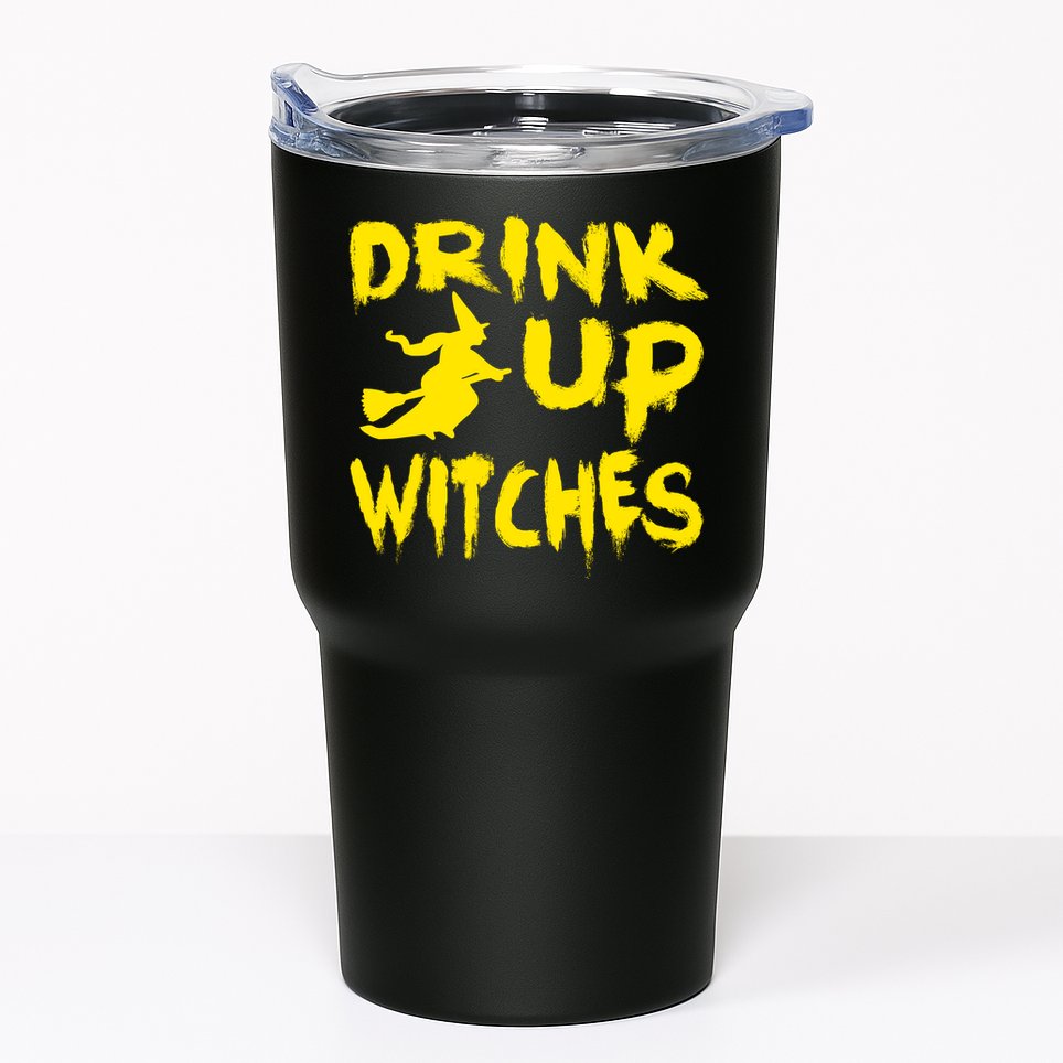 Drink Up Witches Funny Halloween Tumbler