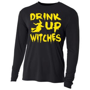 Drink Up Witches Funny Halloween Cooling Performance Long Sleeve Crew