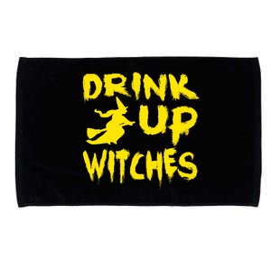 Drink Up Witches Funny Halloween Microfiber Hand Towel