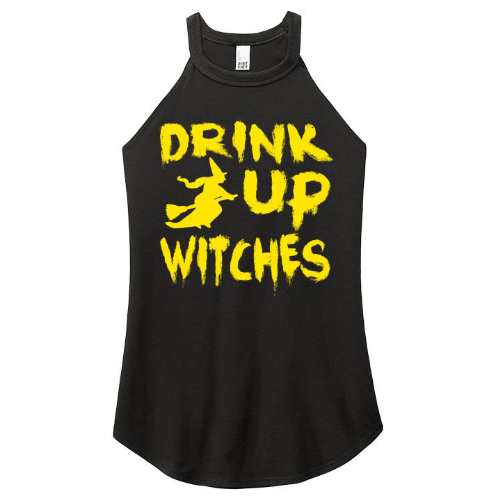 Drink Up Witches Funny Halloween Women's Perfect Tri Rocker Tank