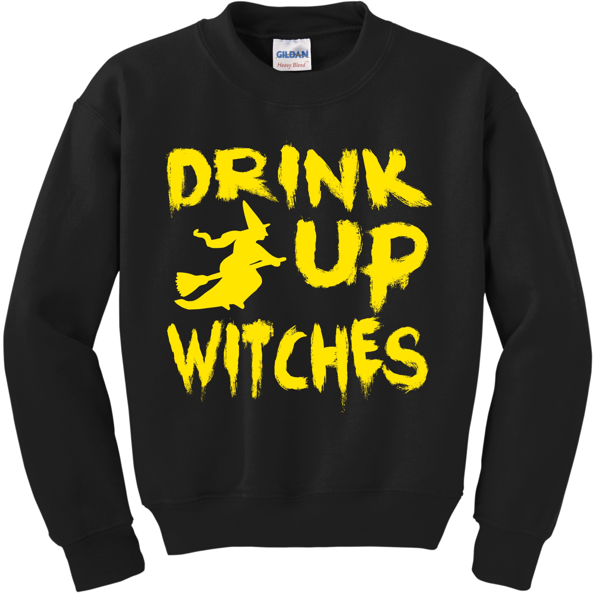 Drink Up Witches Funny Halloween Kids Sweatshirt