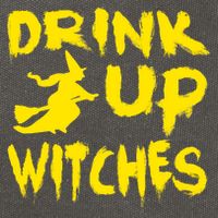 Drink Up Witches Funny Halloween Cotton Canvas Backpack