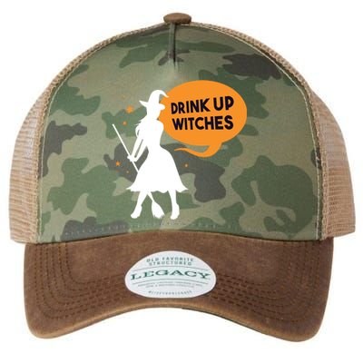 Drink Up Witches Funny Witch Legacy Tie Dye Trucker Hat