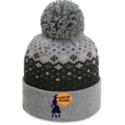 Drink Up Witches Funny Witch The Baniff Cuffed Pom Beanie