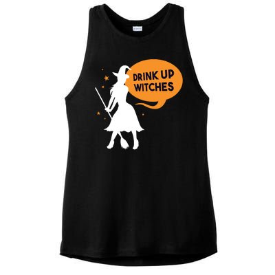 Drink Up Witches Funny Witch Ladies PosiCharge Tri-Blend Wicking Tank