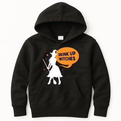 Drink Up Witches Funny Witch Kids Hoodie