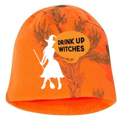 Drink Up Witches Funny Witch Kati - Camo Knit Beanie