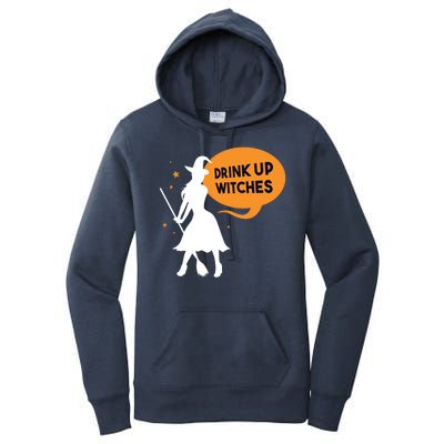 Drink Up Witches Funny Witch Women's Pullover Hoodie