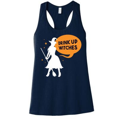 Drink Up Witches Funny Witch Women's Racerback Tank