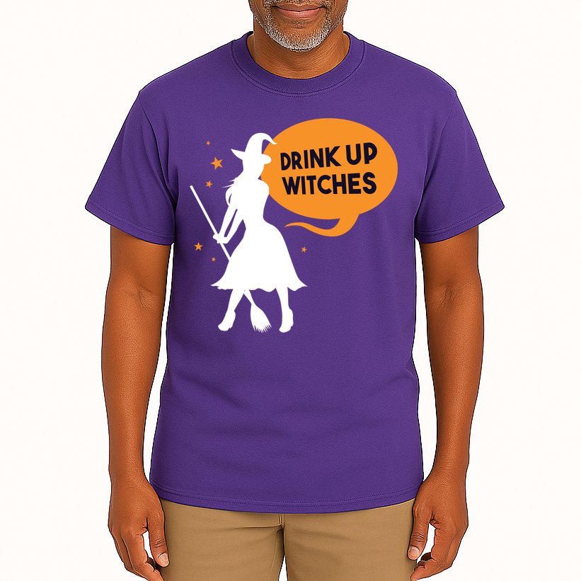 Drink Up Witches Funny Witch Tall T-Shirt