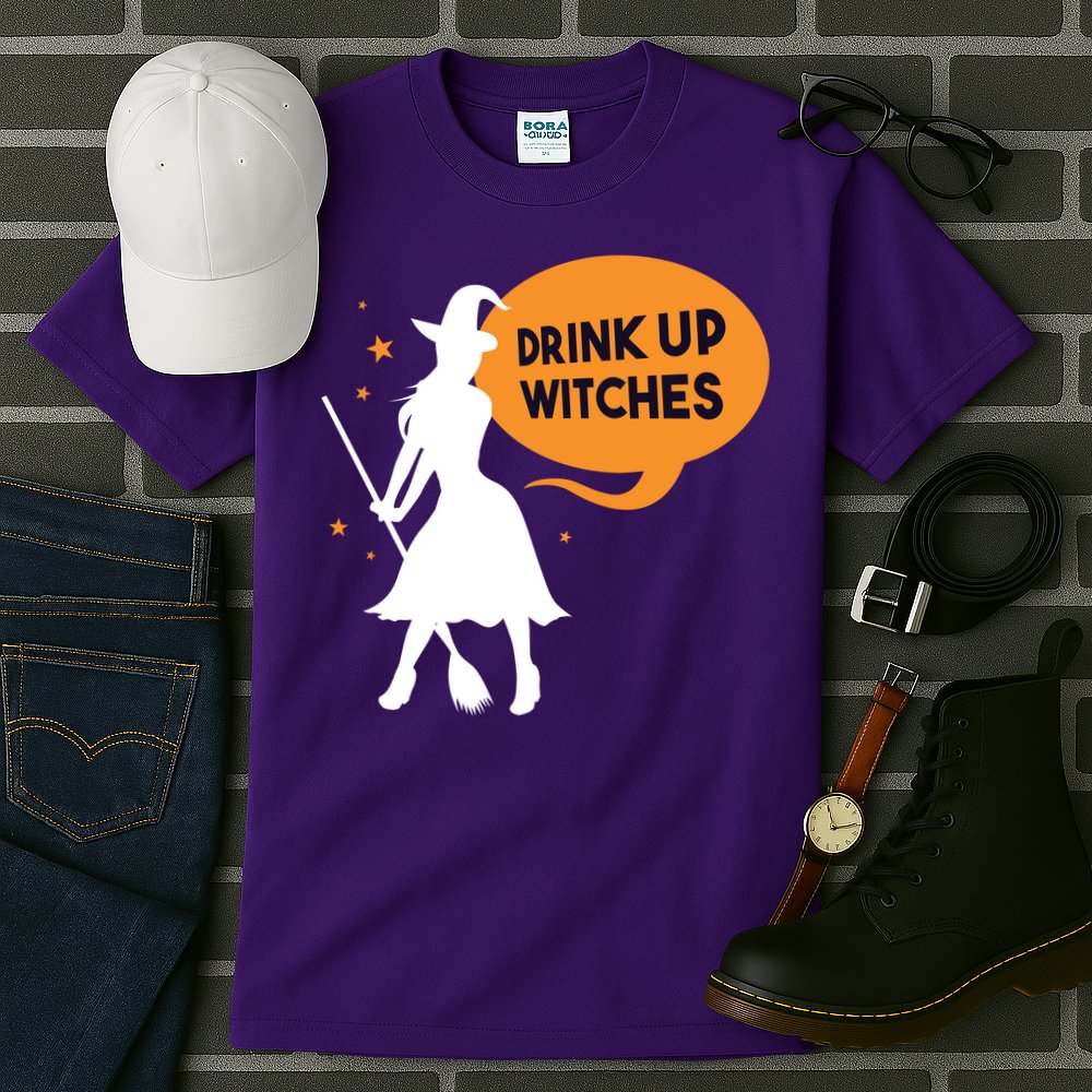 Drink Up Witches Funny Witch Tall T-Shirt