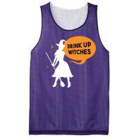 Drink Up Witches Funny Witch Mesh Reversible Basketball Jersey Tank