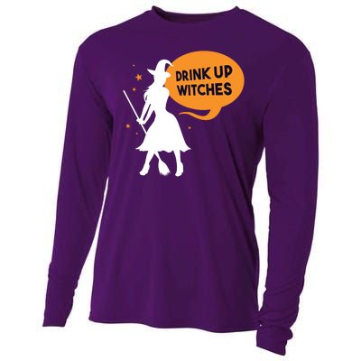 Drink Up Witches Funny Witch Cooling Performance Long Sleeve Crew