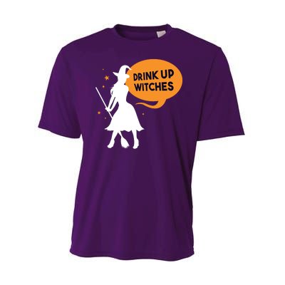 Drink Up Witches Funny Witch Performance Sprint T-Shirt