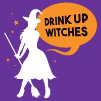 Drink Up Witches Funny Witch Women's V-Neck T-Shirt