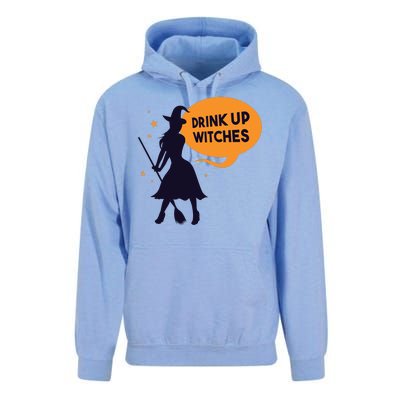 Drink Up Witches Funny Witch Unisex Surf Hoodie