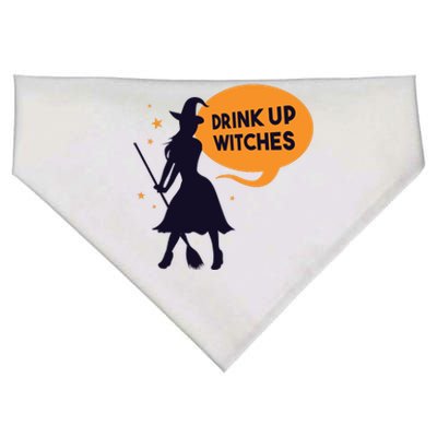 Drink Up Witches Funny Witch USA-Made Doggie Bandana